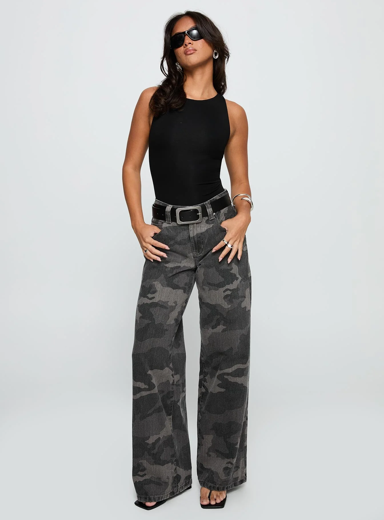 Majesty Tie Back Bodysuit Black - Image 3