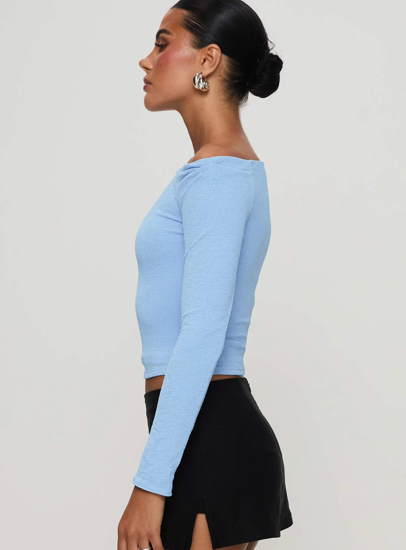 Malian Long Sleeve Top Blue - Image 4
