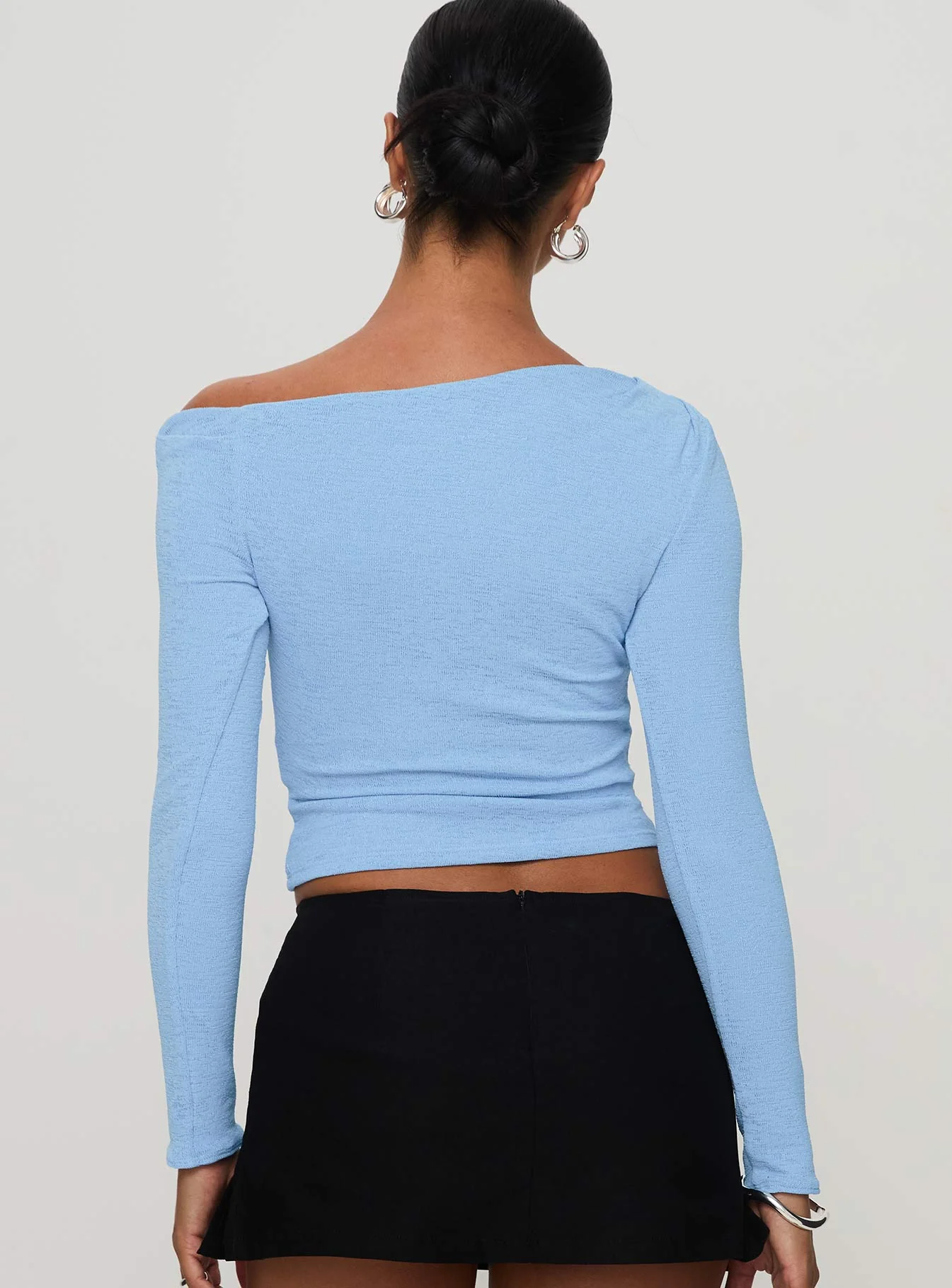 Malian Long Sleeve Top Blue - Image 5