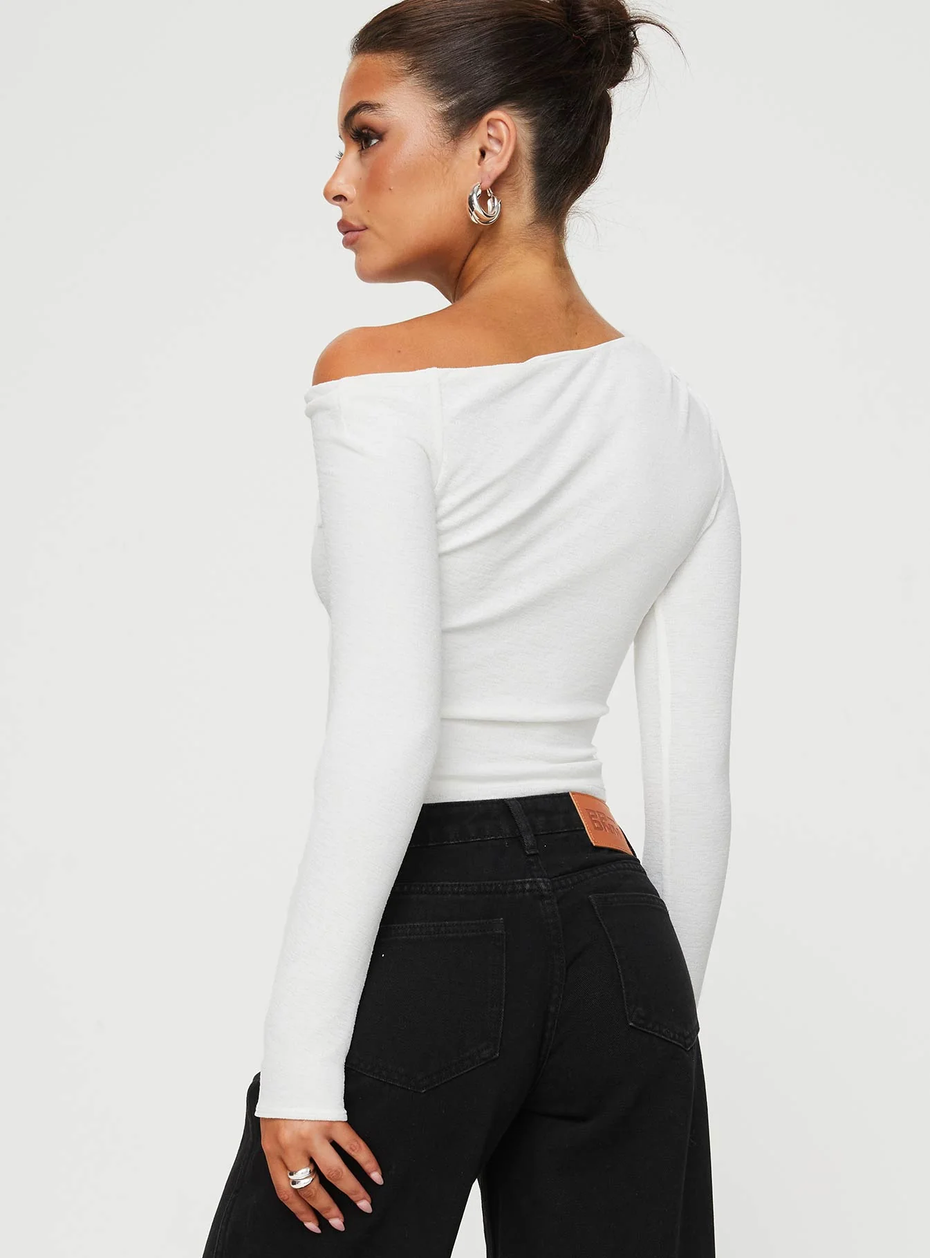 Malian Long Sleeve Top White - Image 5
