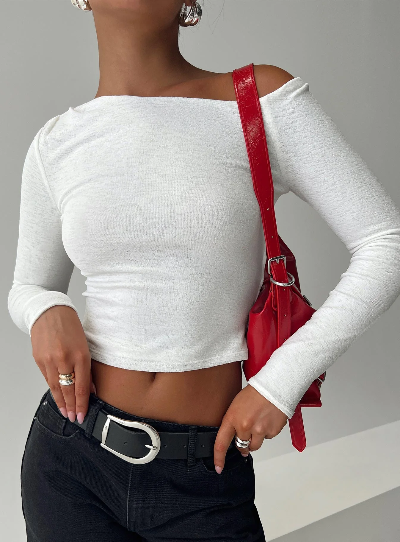 Malian Long Sleeve Top White - Image 7