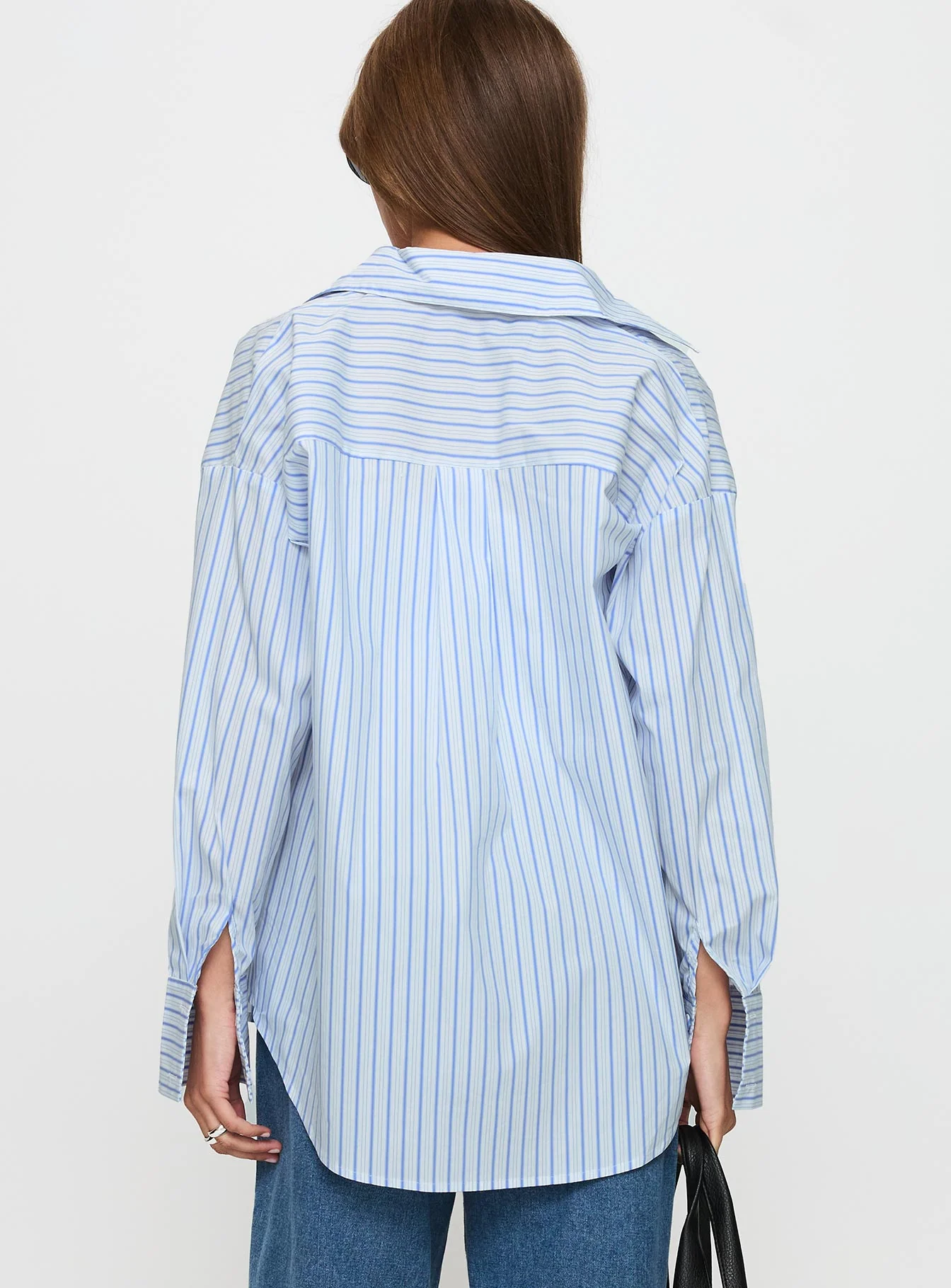 Mallin Shirt Blue / White Stripe - Image 5