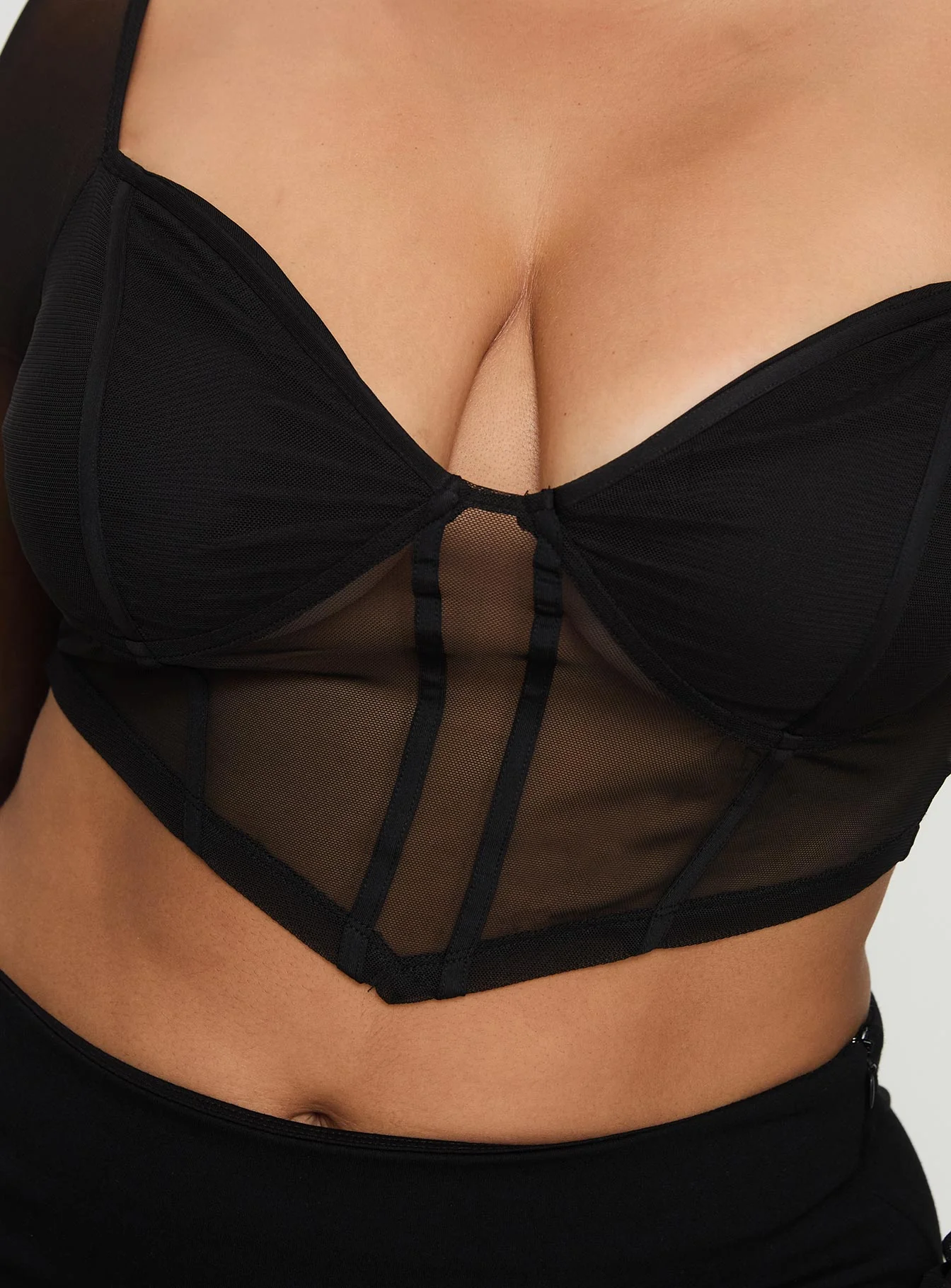 Maranta Long Sleeve Top Black Curve - Image 6
