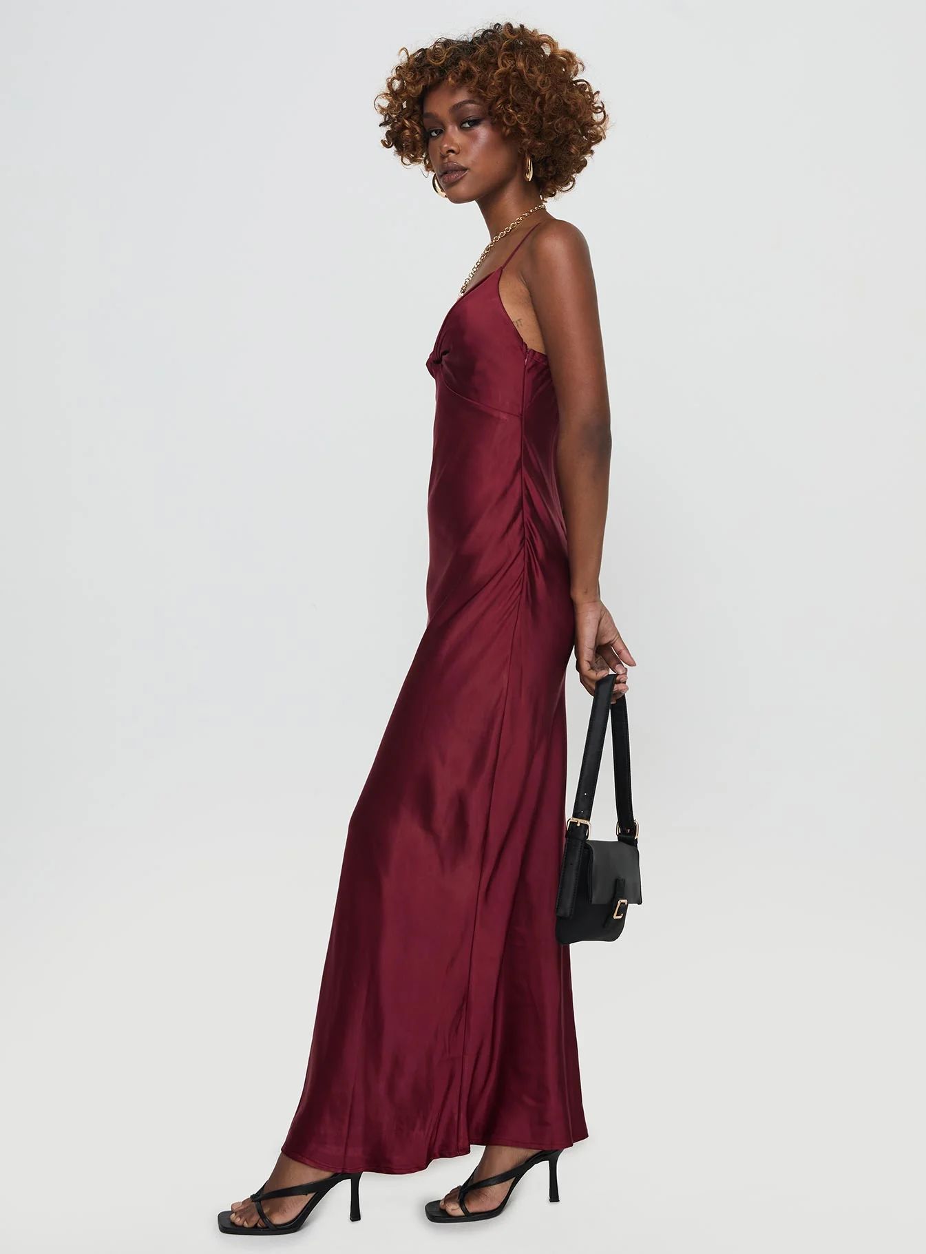 Marilyn Maxi Dress Wine - Image 5
