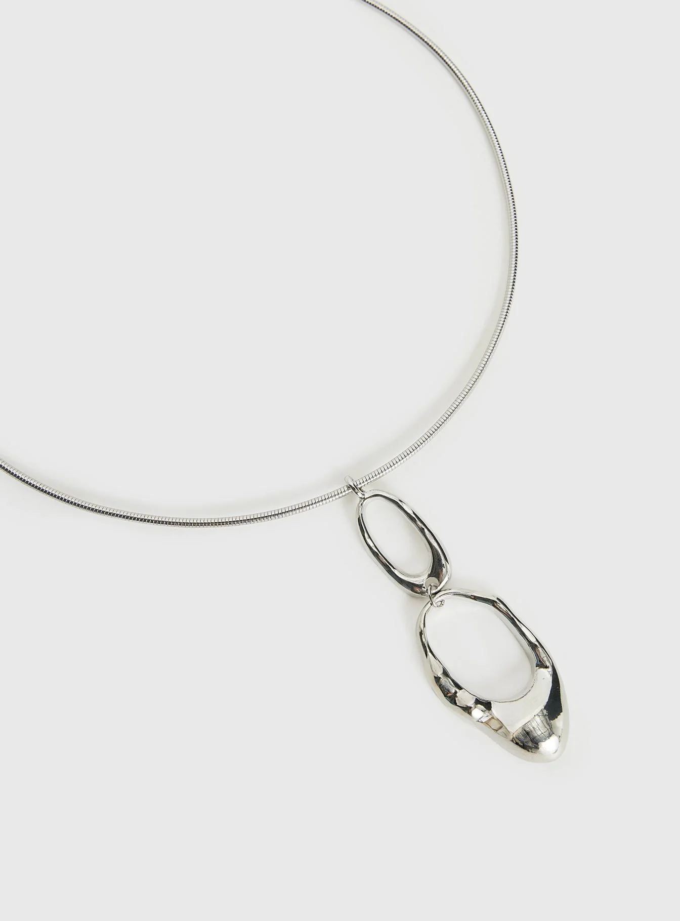 Marivella Pendant Necklace Silver - Image 3