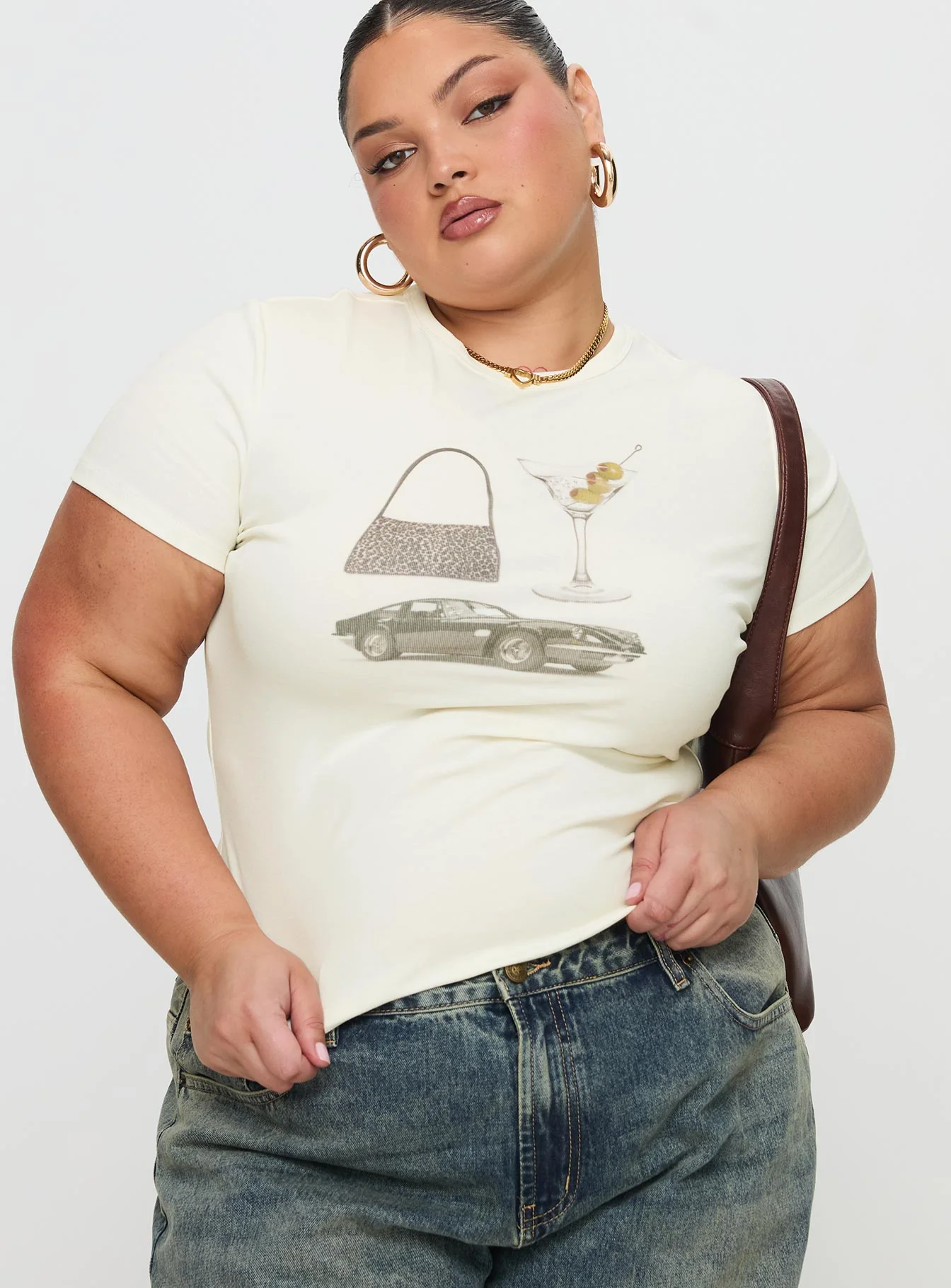 Marseille Manners Graphic Top Cream - Image 11