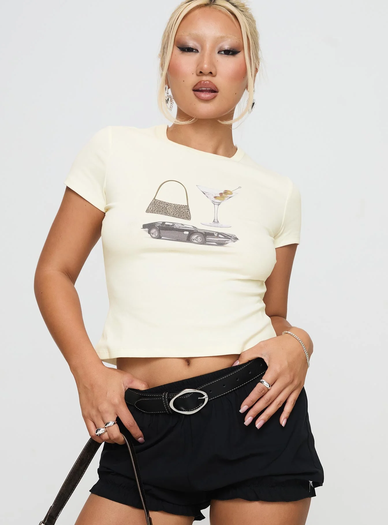 Marseille Manners Graphic Top Cream - Image 2