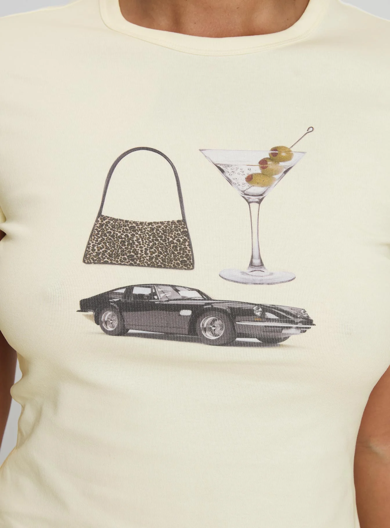 Marseille Manners Graphic Top Cream - Image 6