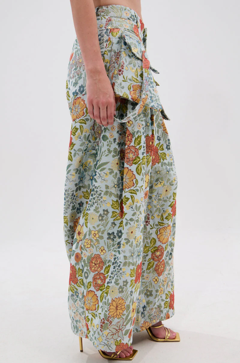 MARTHA FLORAL CARGO PANTS - Image 3