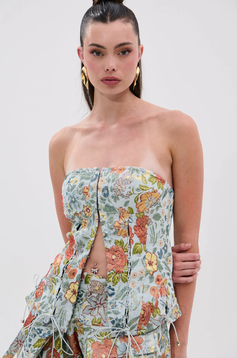 MARTHA FLORAL CORSET