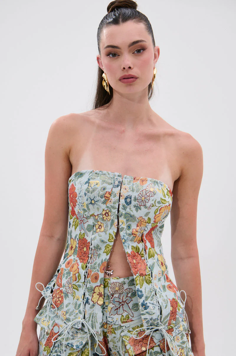 MARTHA FLORAL CORSET - Image 3