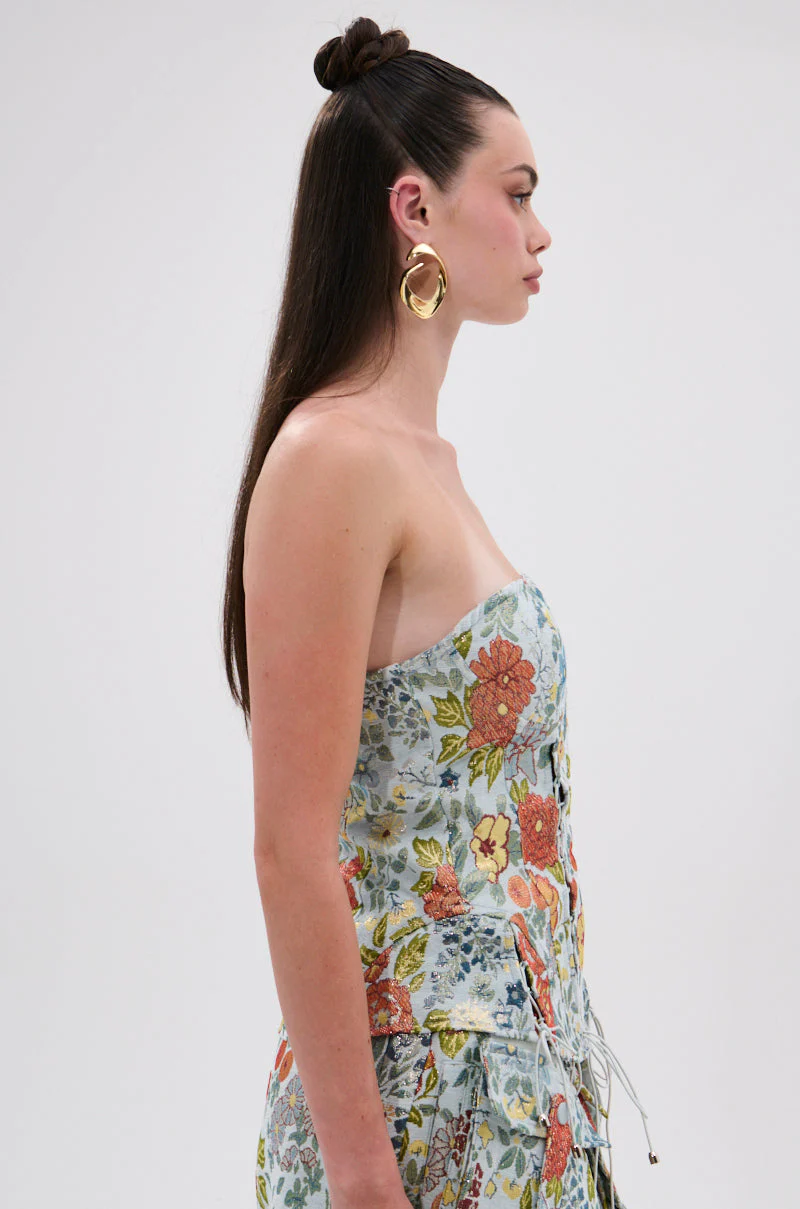 MARTHA FLORAL CORSET - Image 4