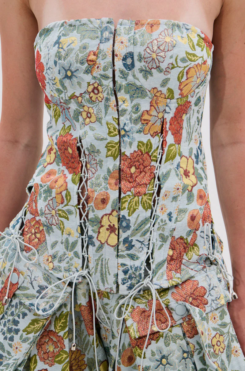 MARTHA FLORAL CORSET - Image 9