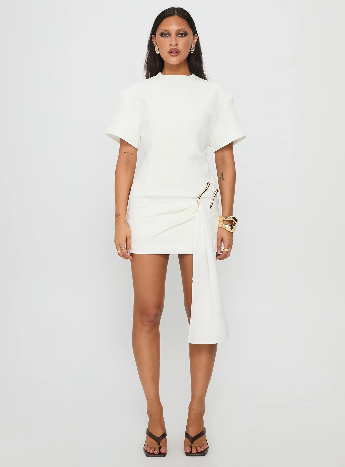 Martini Mini Dress Porcelain - Image 7
