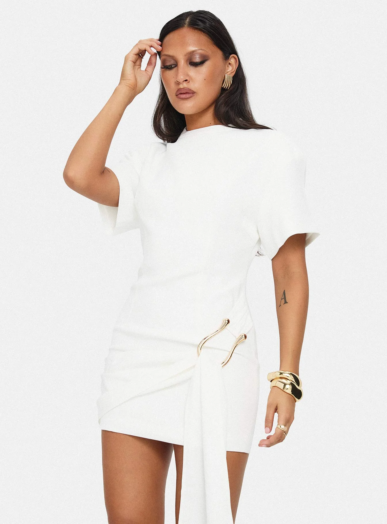 Martini Mini Dress Porcelain - Image 8