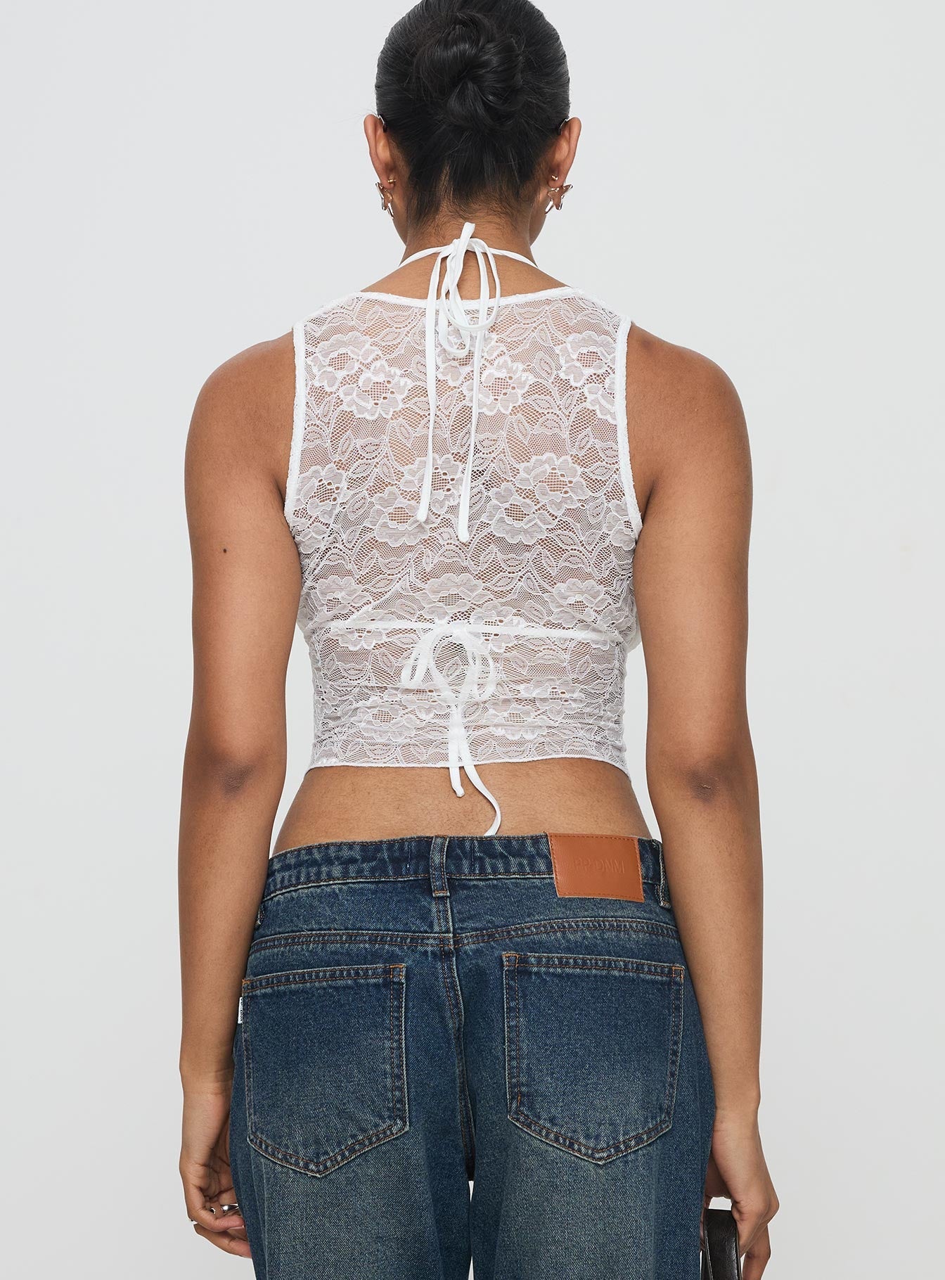 Maryam Lace Top White - Image 5