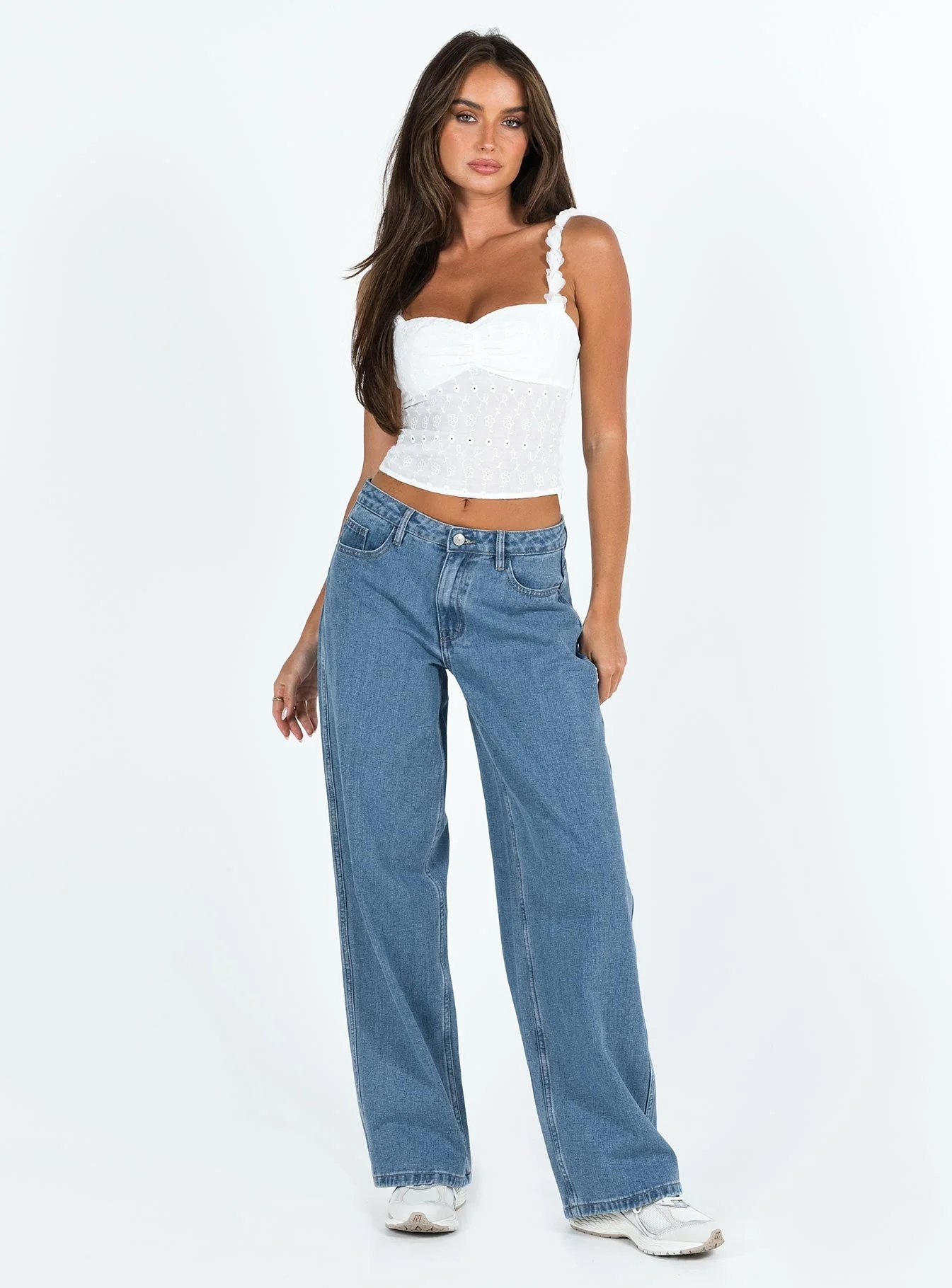 Maryanne Mid Rise Relaxed Jeans Mid Wash Denim - Image 3