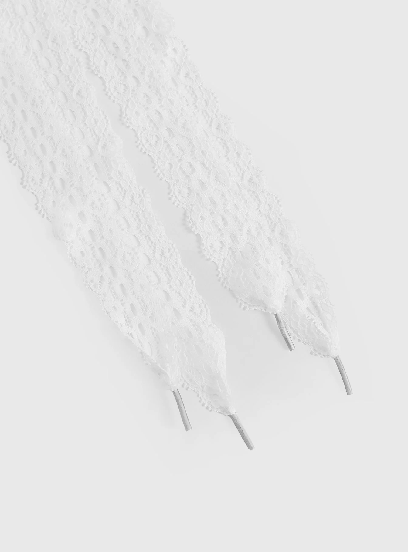 Masonne Lace Shoelaces White - Image 3