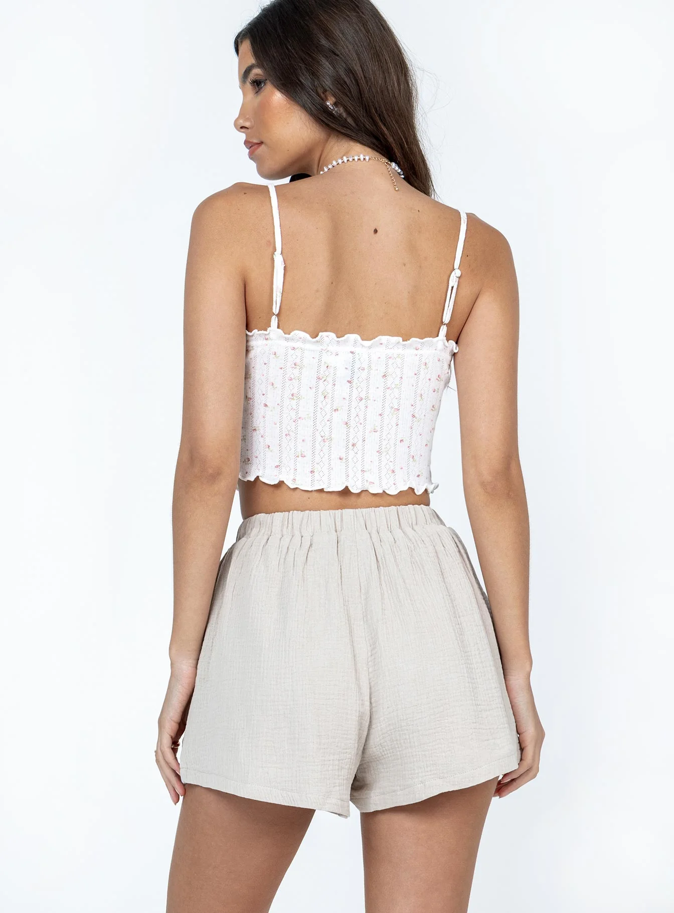 Mateo Shorts Beige - Image 4