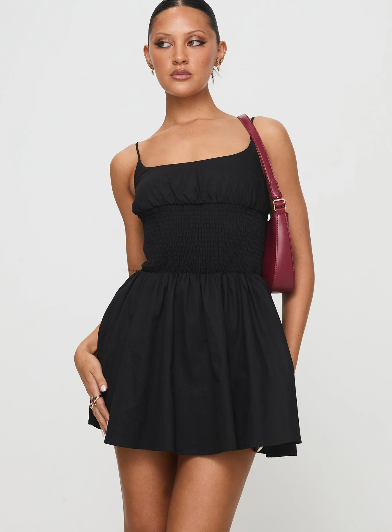Matisse Mini Dress Black Tall - Image 4