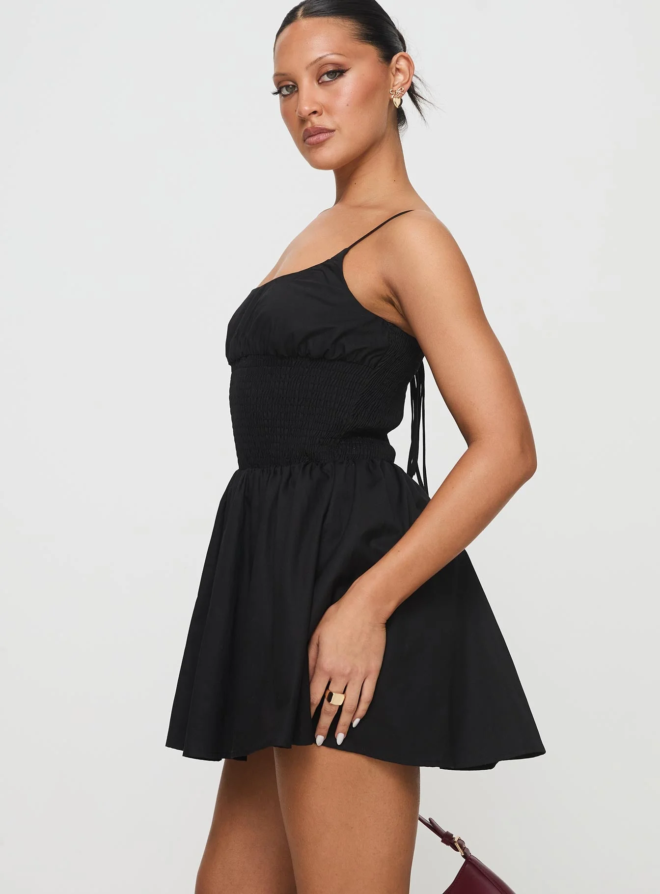 Matisse Mini Dress Black Tall - Image 6