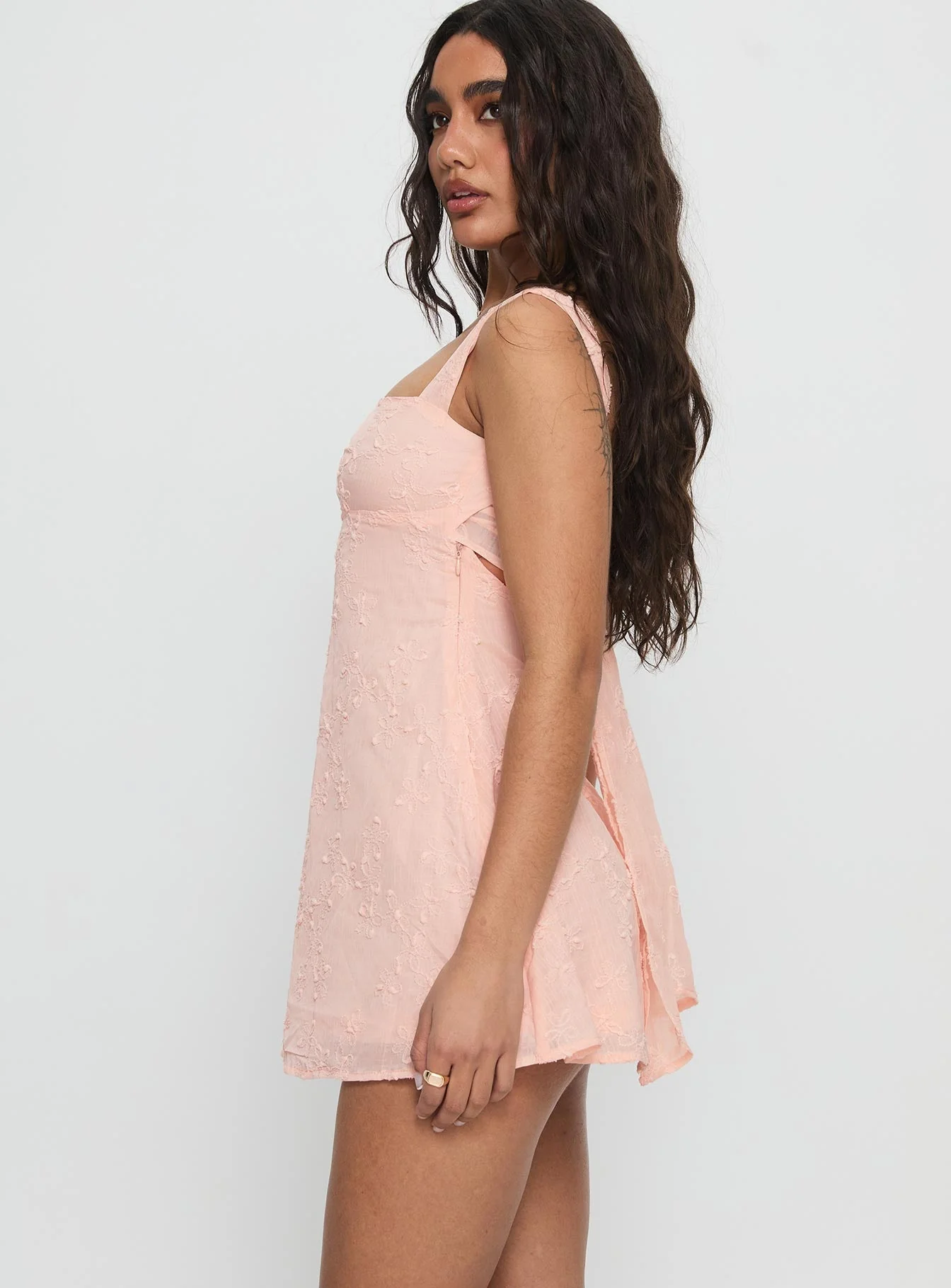 Mcbeath Mini Dress Light Pink - Image 4