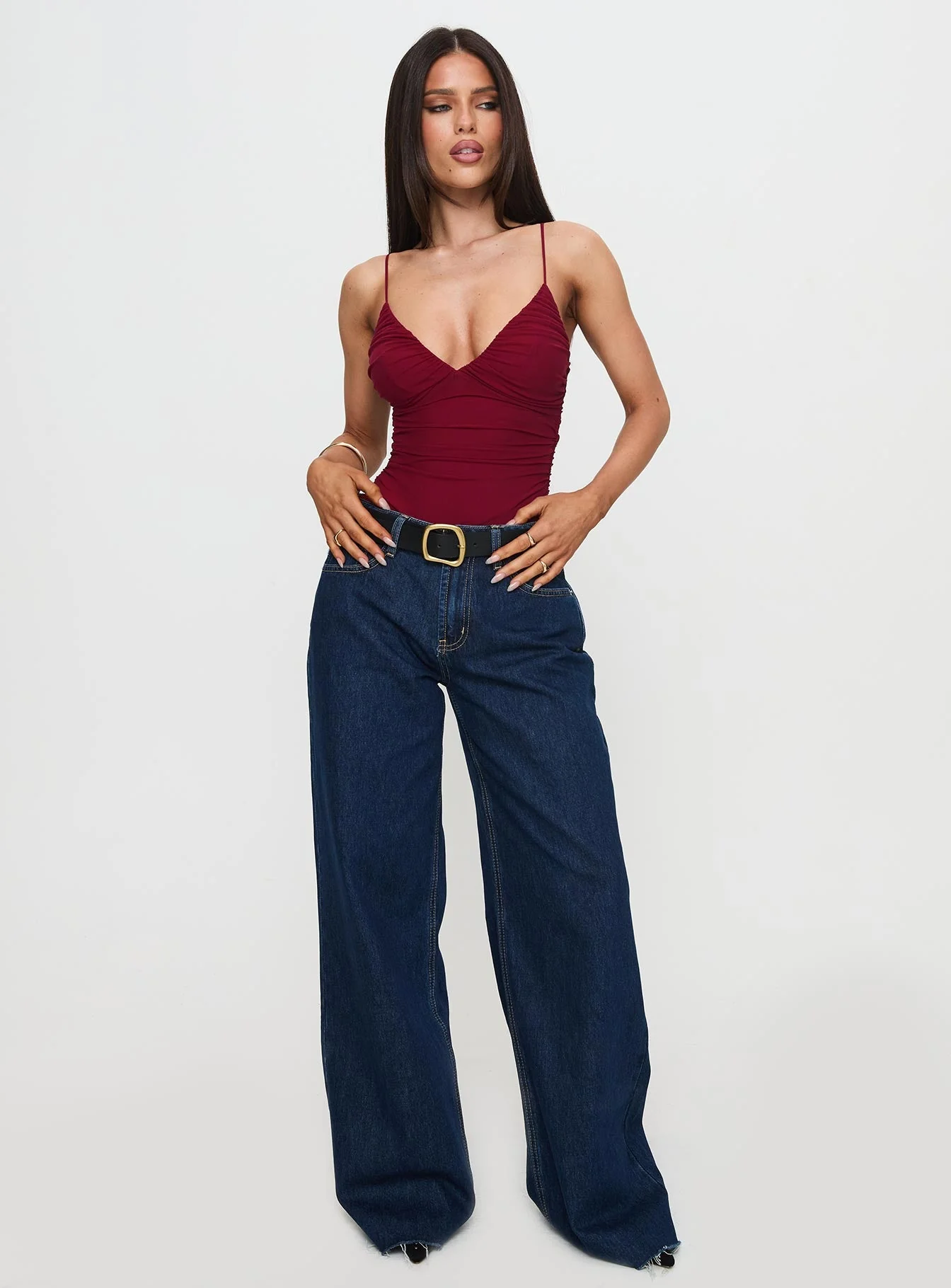 Merril Bodysuit Maroon - Image 2