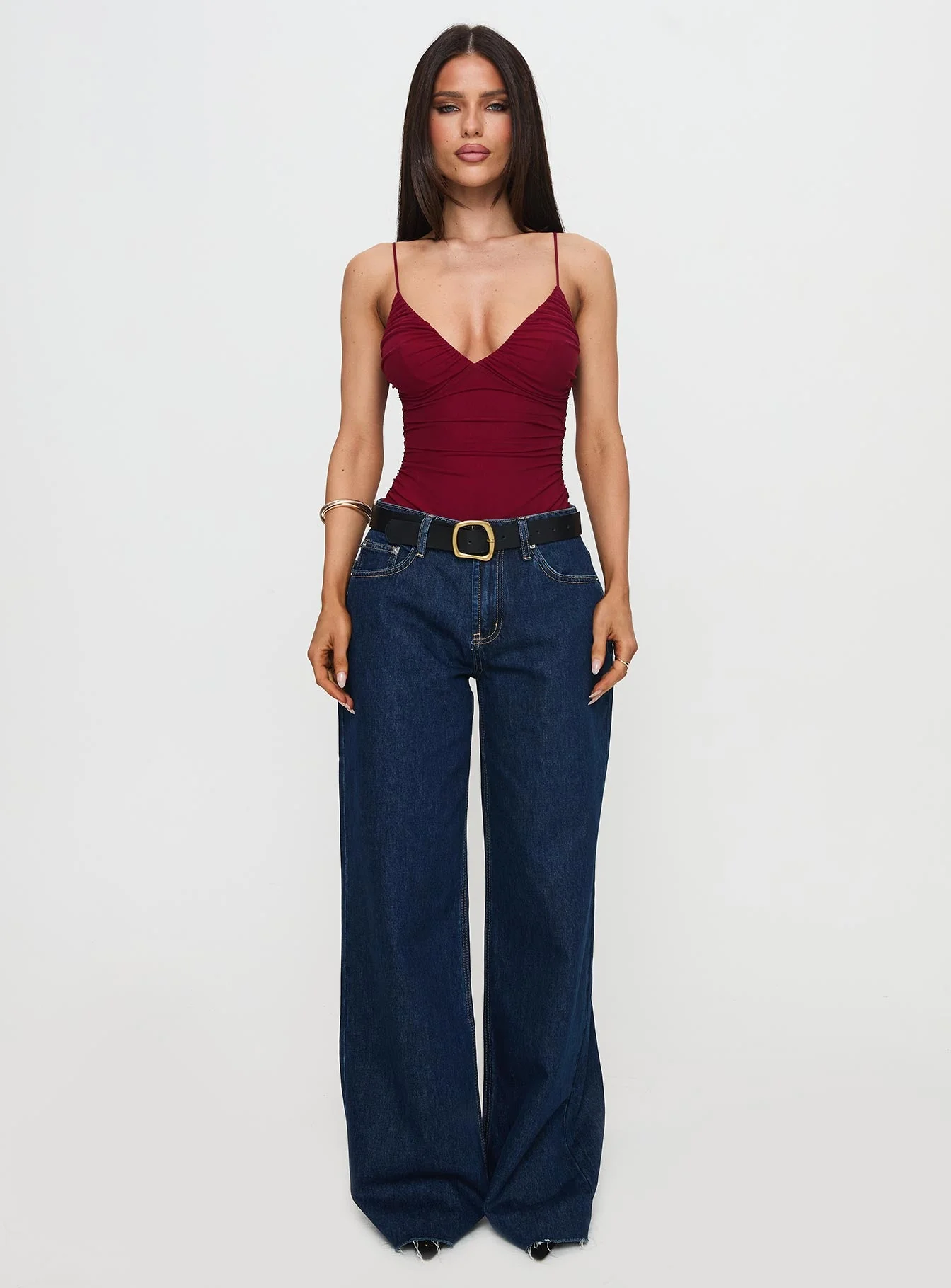 Merril Bodysuit Maroon - Image 6