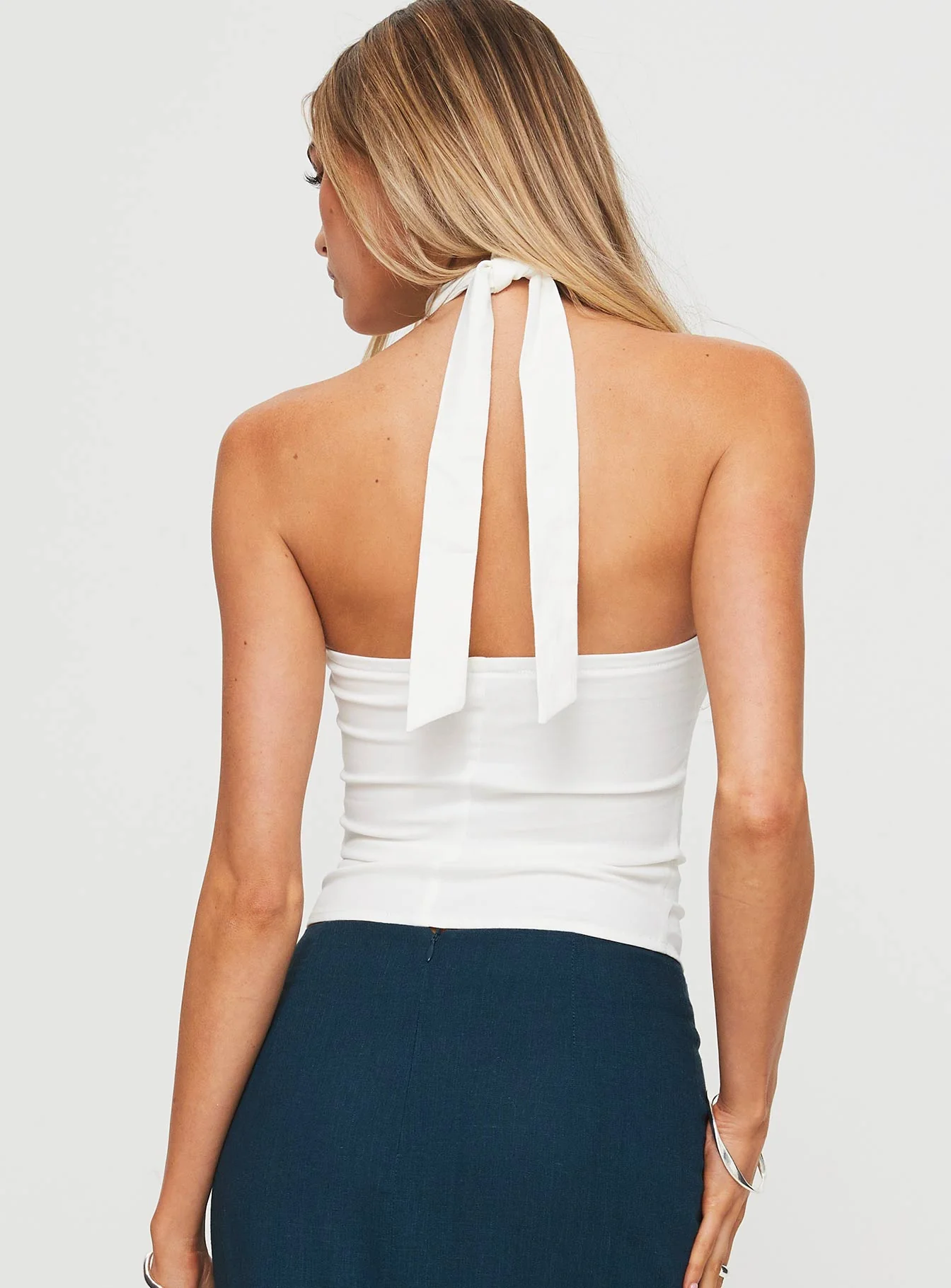 Merril Halter Top White - Image 5