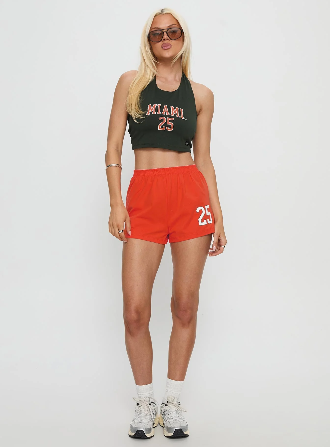 Miami Soffee Shorts Orange - Image 3