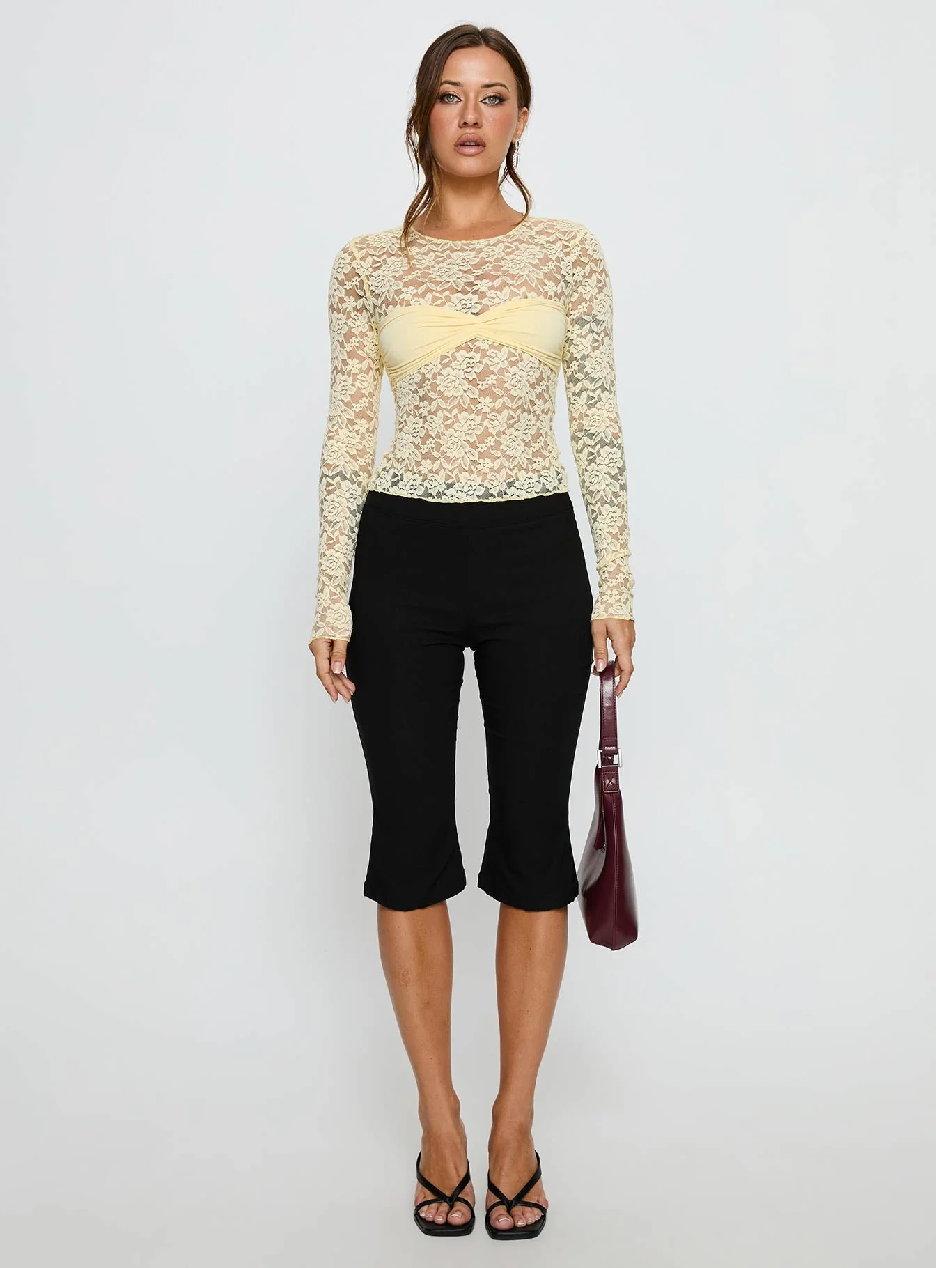 Midnight Long Sleeve Top Vanilla Custard - Image 7
