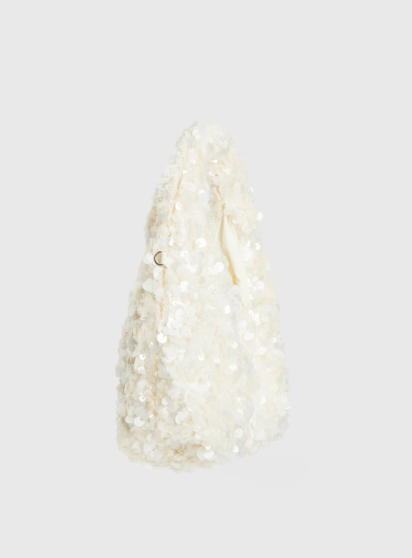 Midnights Sequin Shoulder Bag White - Image 3