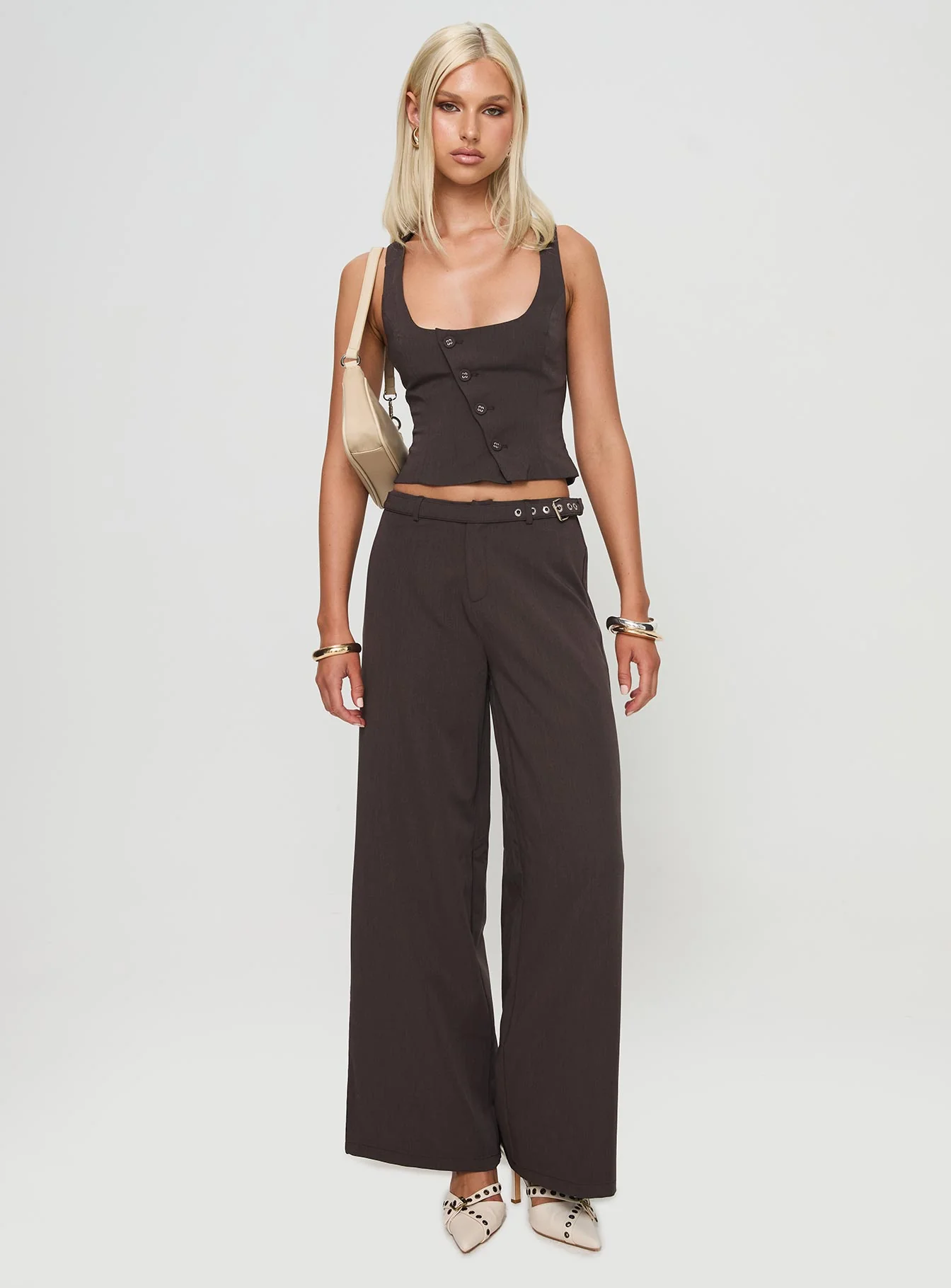 Miku Pants Brown Petite - Image 3