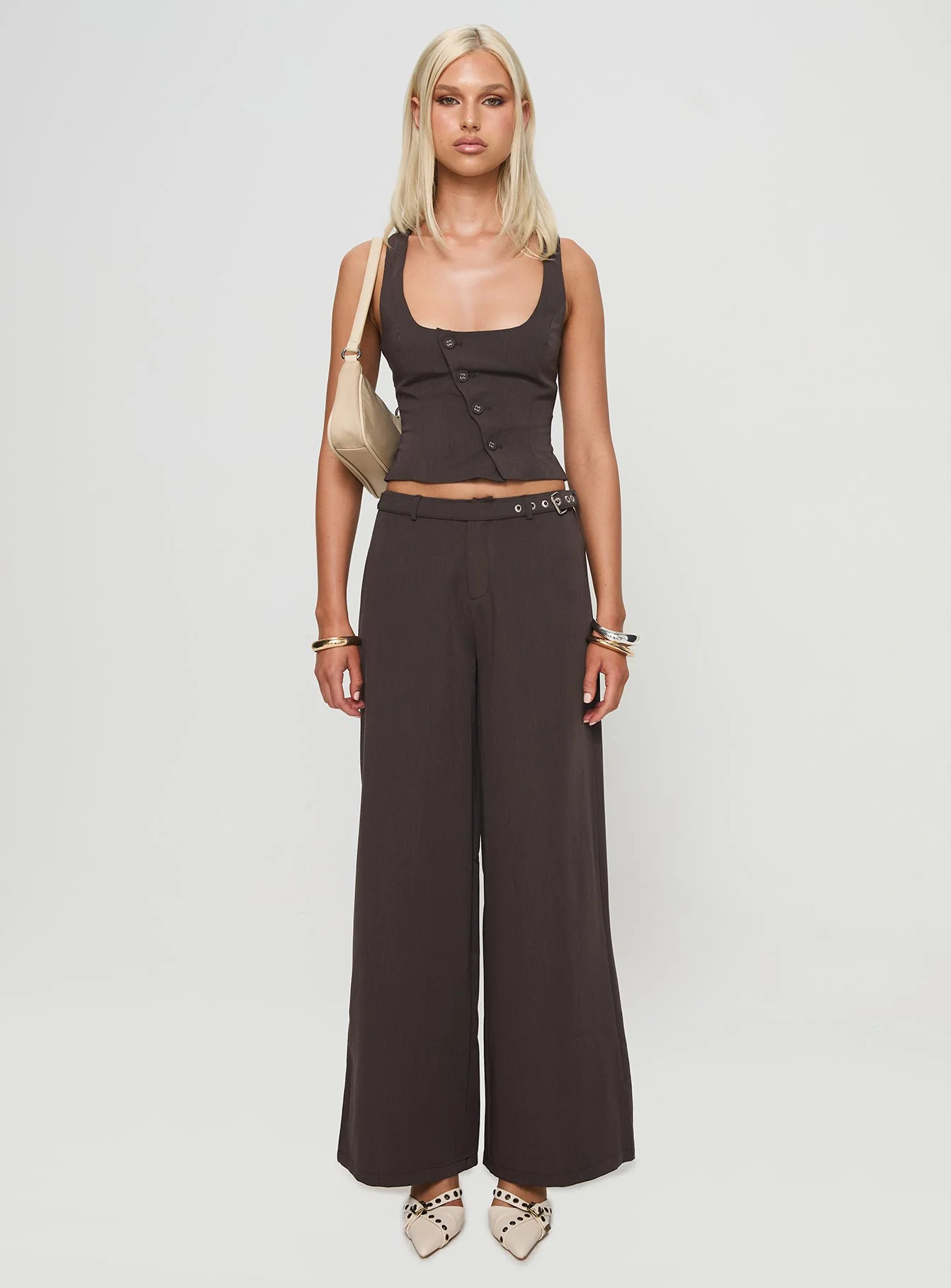 Miku Pants Brown Petite - Image 7
