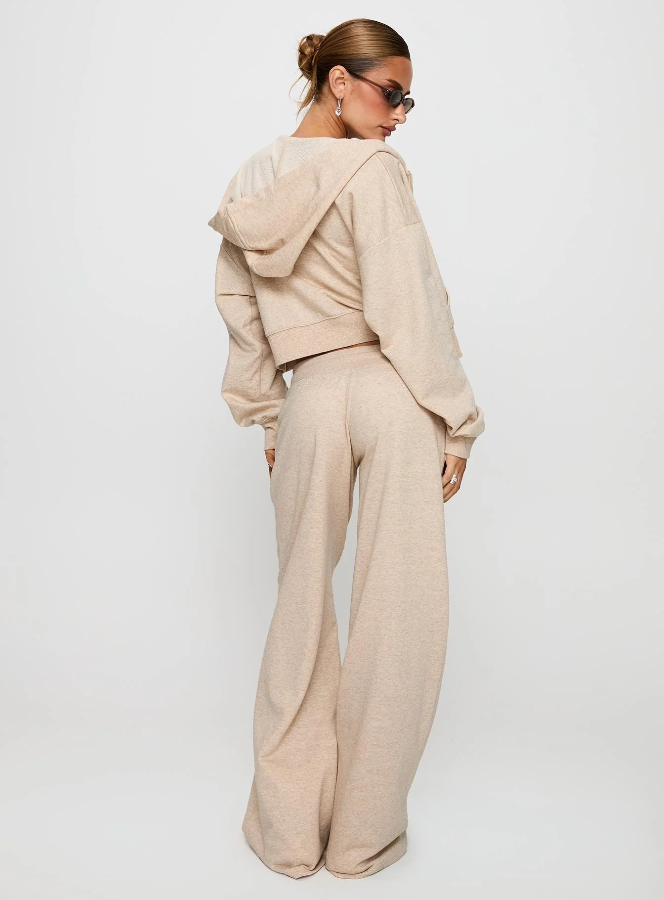 Mindful Low Rise Pant Oat Marle - Image 5