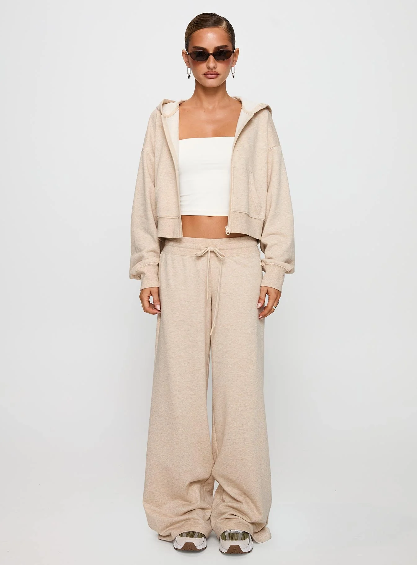 Mindful Low Rise Pant Oat Marle - Image 7