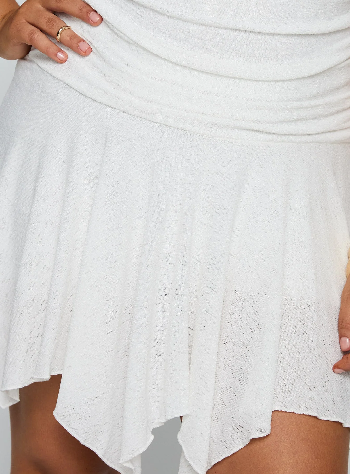 Minxie Strapless Playsuit White Curve - Image 6