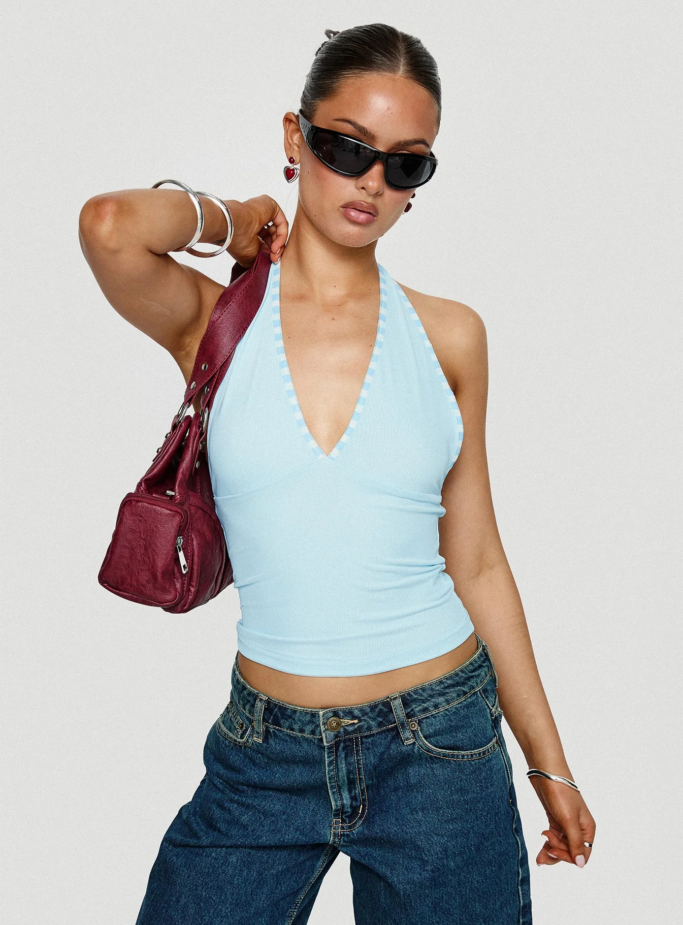 Mirabelle Top Blue - Image 8
