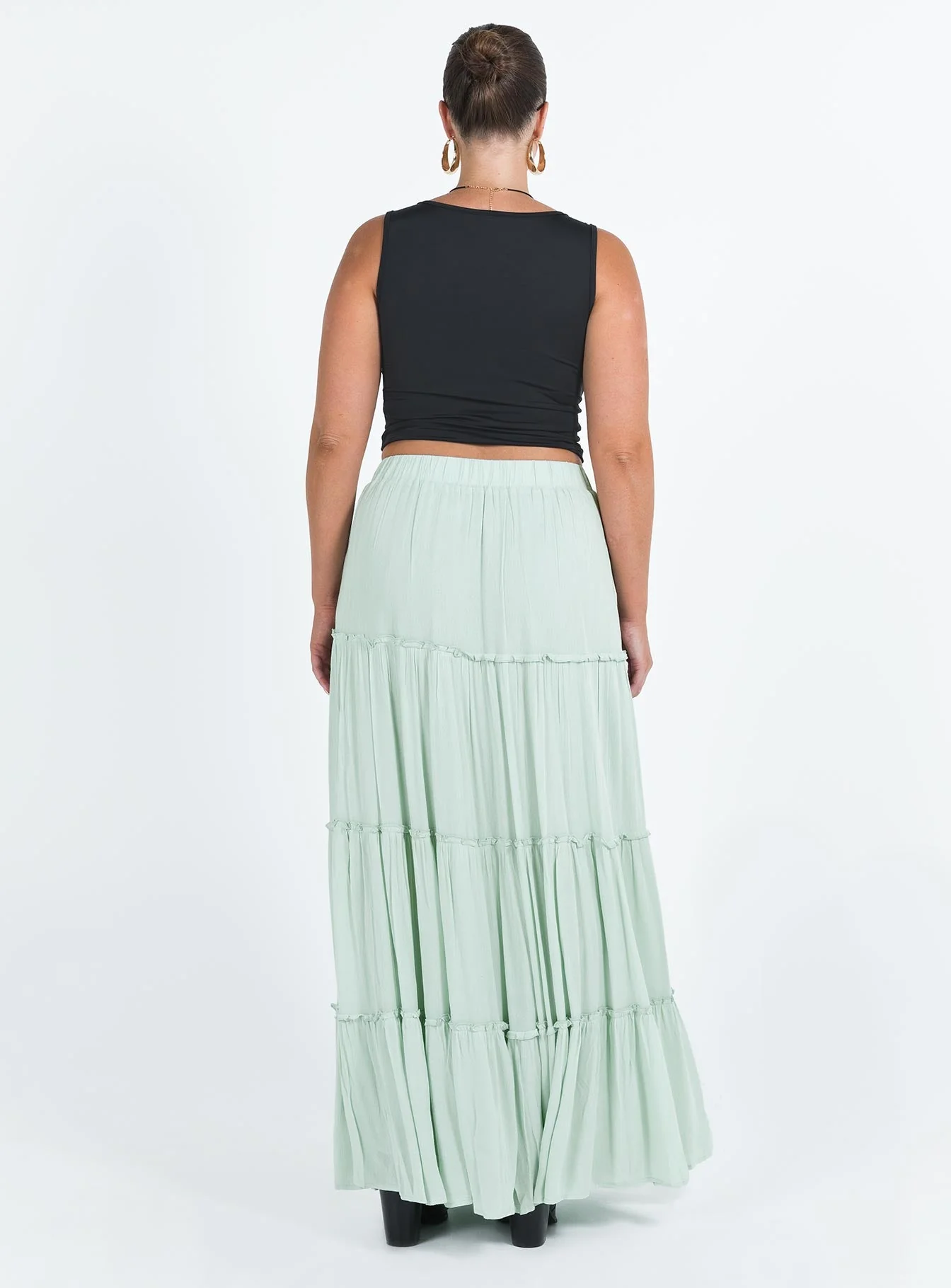 Miriah Maxi Skirt Sage - Image 5