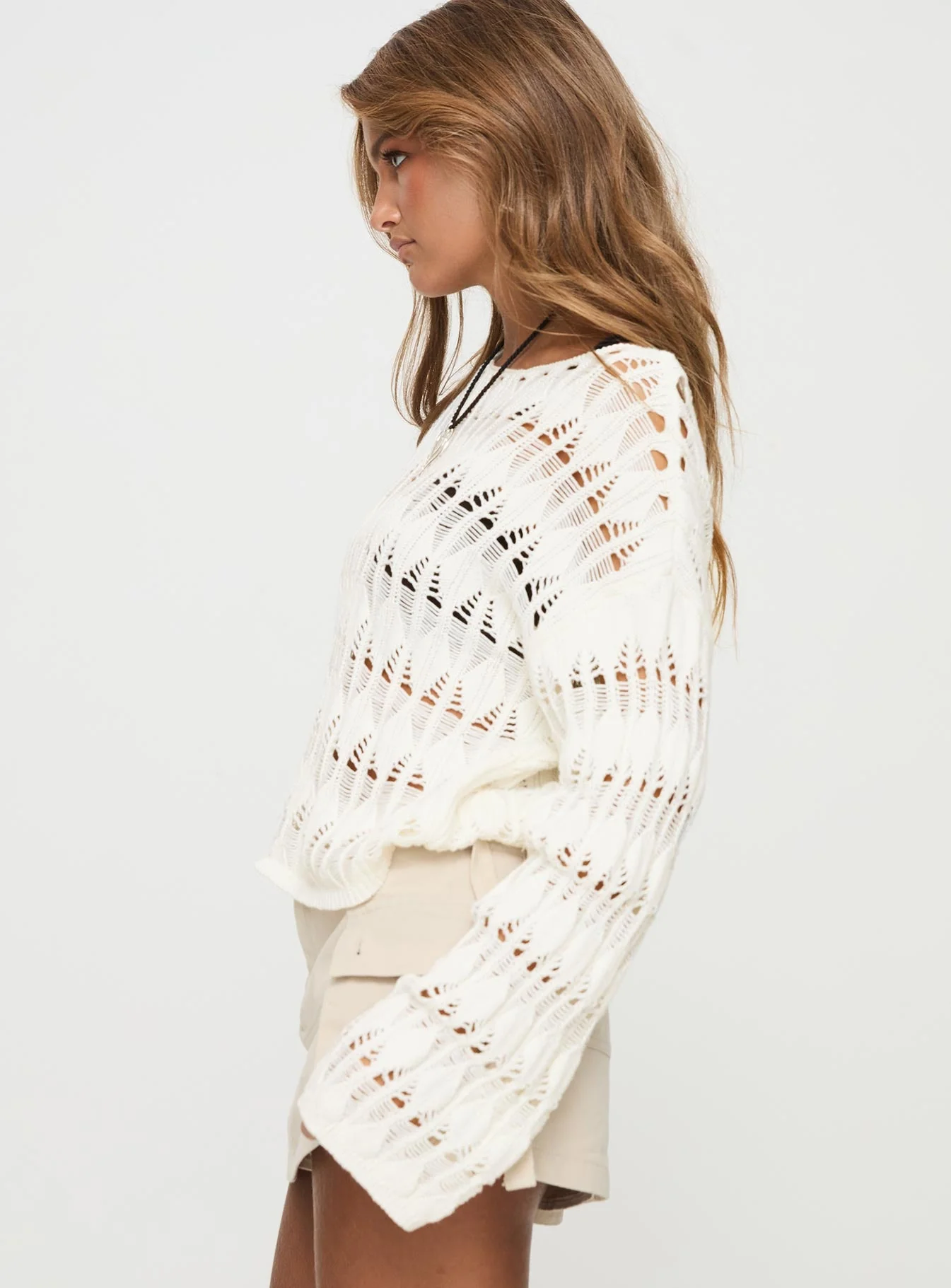 Mistic Knit Sweater Cream - Image 4