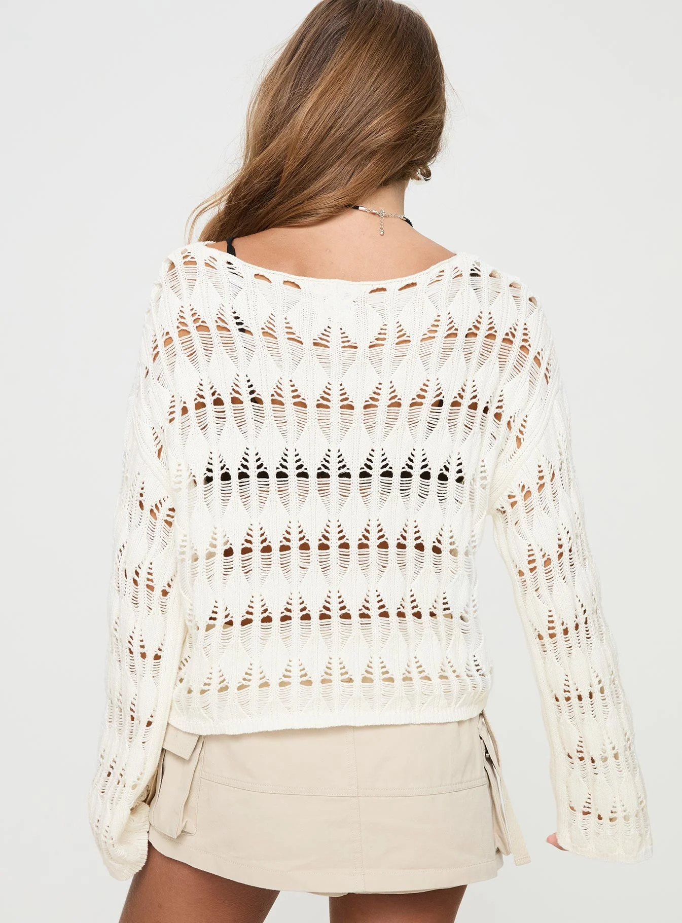 Mistic Knit Sweater Cream - Image 5