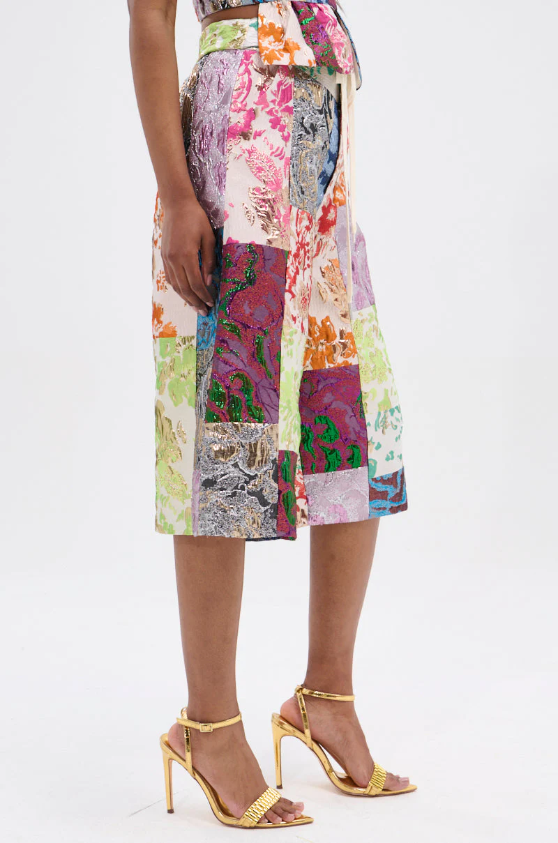 MIXED FEELINGS BROCADE BERMUDA SHORT - Image 6