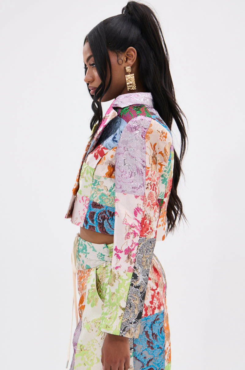 MIXED FEELINGS BROCADE BLAZER - Image 3