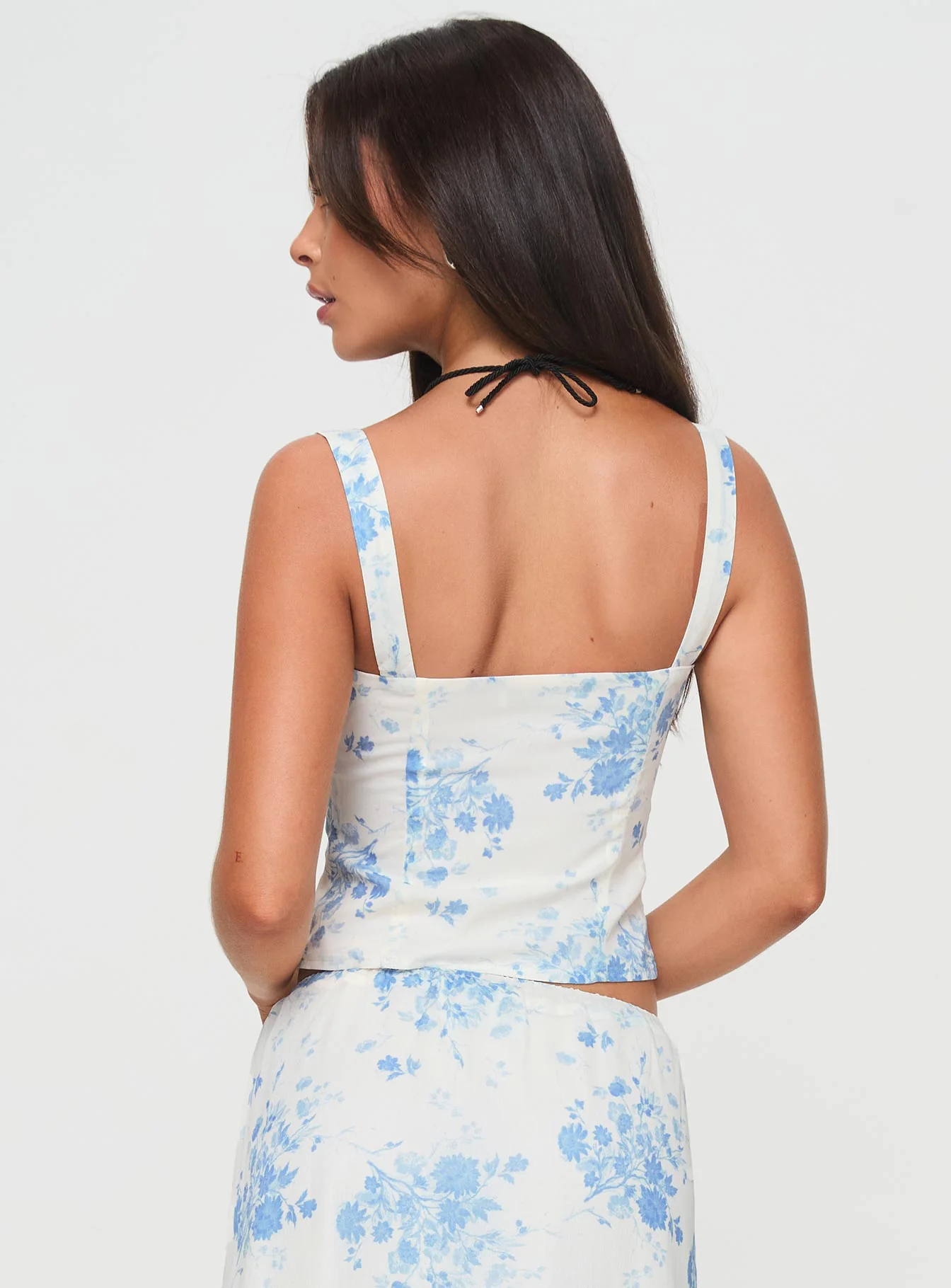 Modern Girl Top White / Blue - Image 5