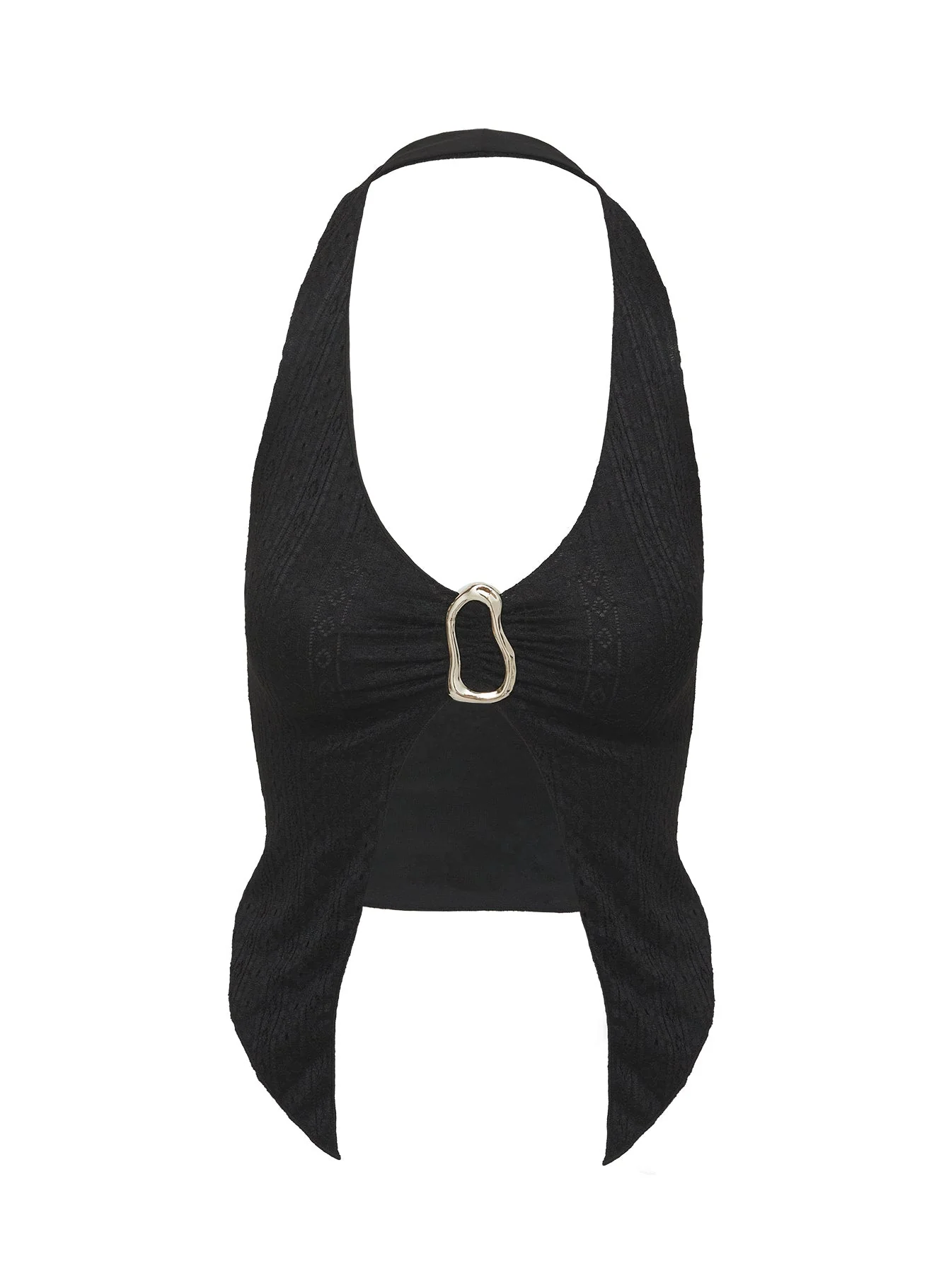 Moderna Halter Lace Top Black - Image 14