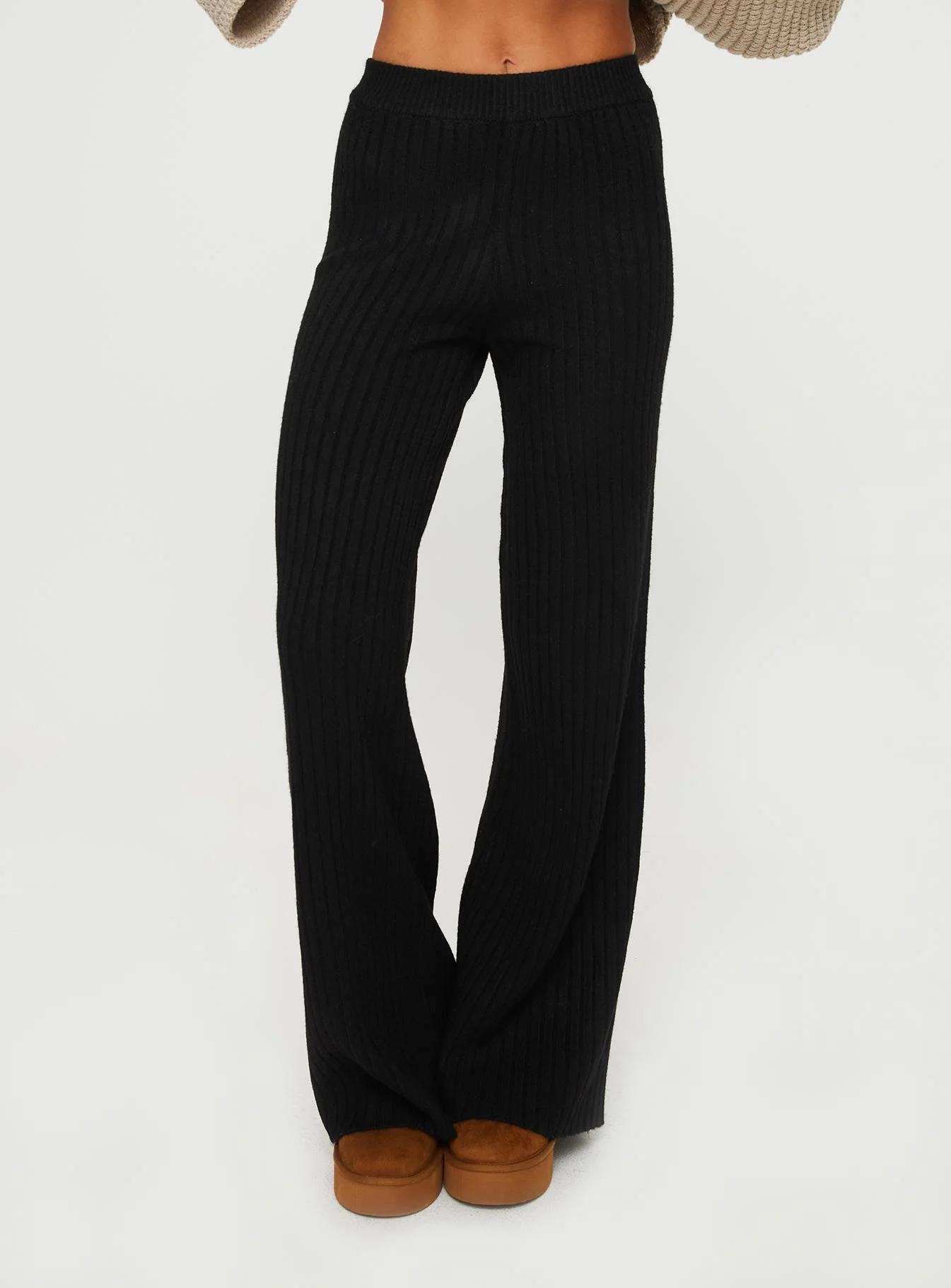 Montana Knit Pants Black - Image 2