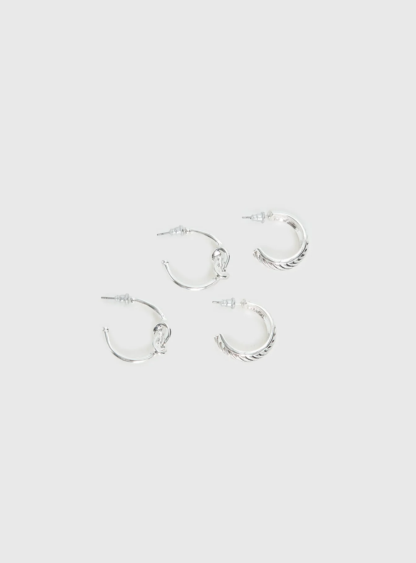 Moonshine Earring Set Silver - Image 3
