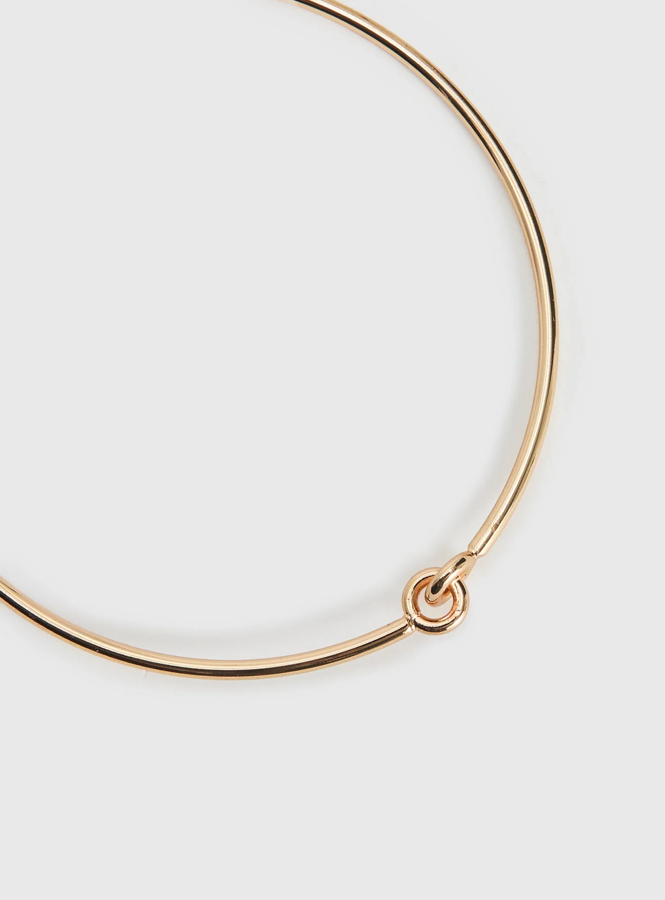 Most Wanted Knot Detail Necklace Gold - Image 3