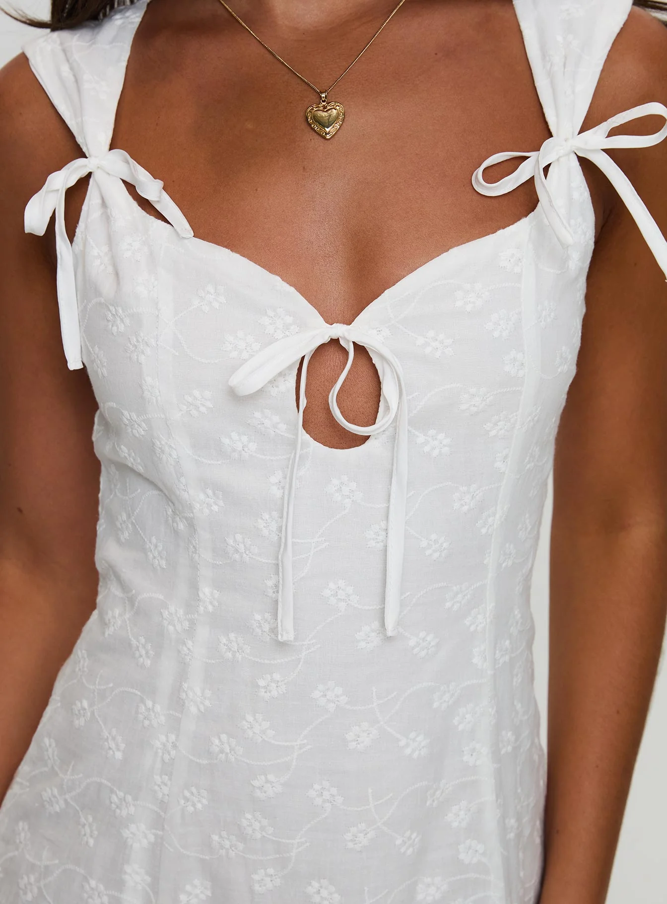 Muffins Mini Dress White - Image 9