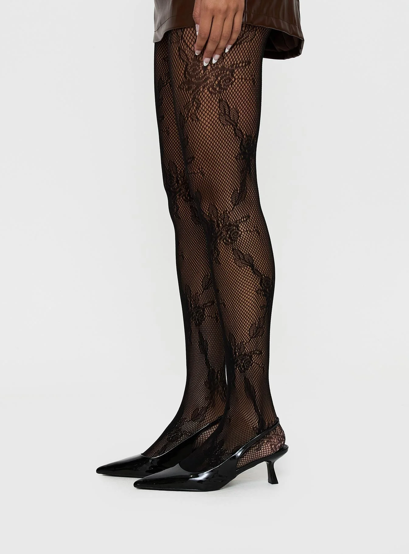 Murmur Lace Stockings Black - Image 3